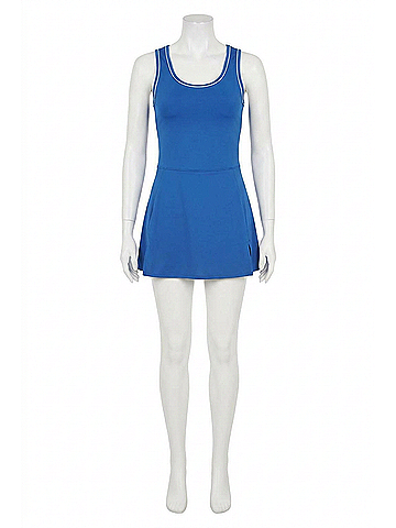 Splits 59 Martina Rigor Dress in Classic Blue/White (view 1)