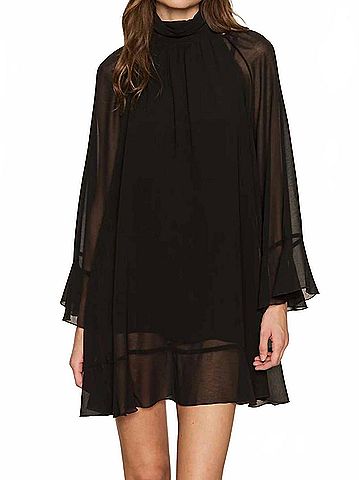 Sanctuary Soulmate Mini Dress in Black (view 2)