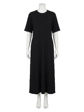 ST. AGNI Relaxed Tee Dress in Black (view 1)