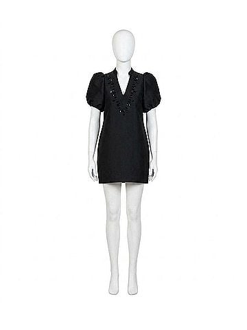 Emily McCarthy Hampton Mini Dress in Midnight (view 1)