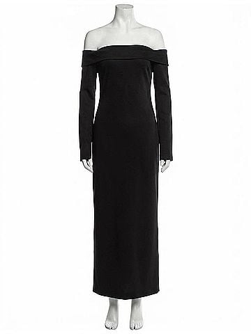 Significant Other Nadia Long Sleeve Maxi Dress in Black (view 1)