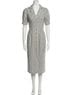 Mable Stripes Blue Bianca Dress in Blue Stripe Size L - photo 1