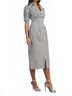 Mable Stripes Blue Bianca Dress in Blue Stripe Size L - photo 5