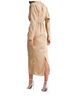Mable Solid Brown Ruby Dress in Beige Size M - photo 4