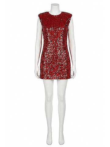 Beach Riot Mirabel Dress in Hot Red Sequin (view 1)