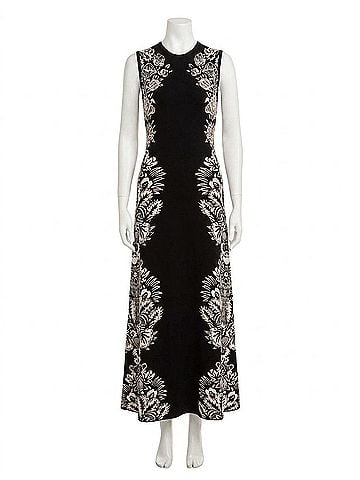 Ulla Johnson Liana Jacquard Dress in Noir (view 1)