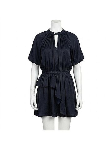 Zadig & Voltaire Women's Romina Satin Dress in Encre (view 1)