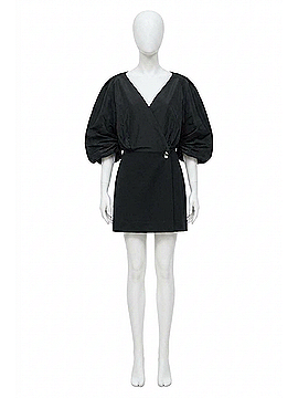 plus black wedding dress Shop Staud Brio Dress in Earth Studs  ZO