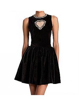 alice and olivia black sequin dress Alice and Olivia Black Dress  UrbanaWay