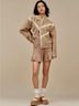 Ugg 70% Recycled Polyester 30% Polyester 100% Cotton Brown Jacket Size L - photo 3