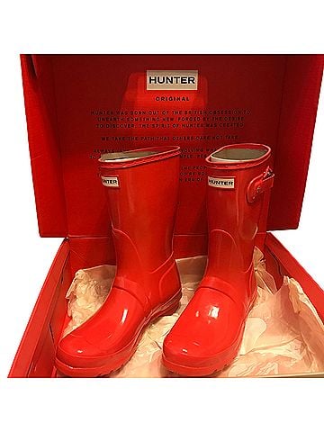 Hunter Original Short Gloss Rain Boots (view 1)