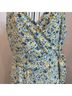 Altar'd State 100% Polyester Floral Yellow Blue Casual Dress Size L - photo 11