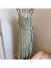 Altar'd State 100% Polyester Floral Yellow Blue Casual Dress Size L - photo 4