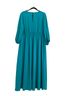 Torrid 100% Polyester Teal Casual Dress Size 0X - photo 2