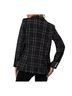 Shein Checkered-gingham Black Gold Blazer Size M - photo 2