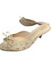 Larroudé Floral Tan Mule/Clog Size 11 - photo 6