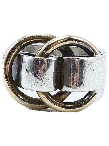 Hermès HERMES Hermes Des Aneau Ring SV925 750 - Silver Women's (view 1)