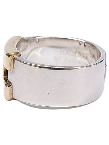Hermès HERMES Hermes Ag925 x Au750 Hercules Ring, Silver Yellow Gold, Women's (view 2)