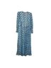 Rococo Sand Print Blue White Casual Dress Size S - photo 8