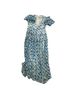 Rococo Sand Print Blue White Casual Dress Size S - photo 6