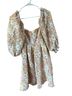 Storia 100% Polyester Floral Pink Brown Orange Casual Dress Size S - photo 1