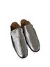 Free People 100% Leather Silver Mule/Clog Size EU 40 - photo 2