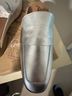 Free People 100% Leather Silver Mule/Clog Size EU 40 - photo 5