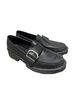 Born 100% Leather Solid Black Flats Size 8 1/2 - photo 1