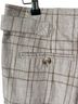 Sundance Plaid Tan Brown Linen Pants Size 6 - photo 4