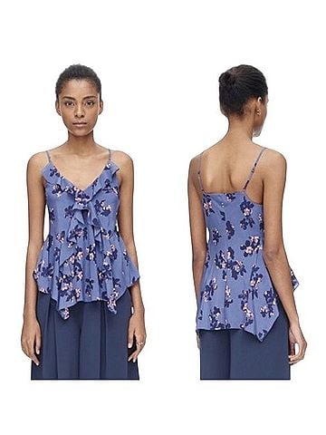 Rebecca Taylor Sleeveless Silk Top (view 1)