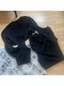 Shein Solid Black Casual Pants Size M - photo 4