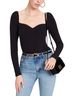 Reformation Black Long Sleeve Top Size XS - photo 1