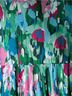 Ulla Popken Floral Blue Green Pink White Cocktail Dress Size 30 - photo 5