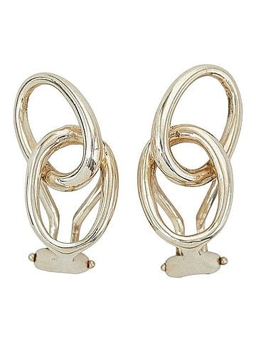 Tiffany & Co. Tiffany & Co. Double Loop Earrings, SV925 Silver, Women's. (view 2)