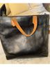 Madewell Black Brown Leather Tote One size - photo 5