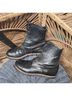 Cydwoq 100% Leather Black Ankle Boots Size EU 37 - photo 5