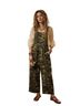 Blue Velvet Camo Green Jumpsuit Size M - photo 2