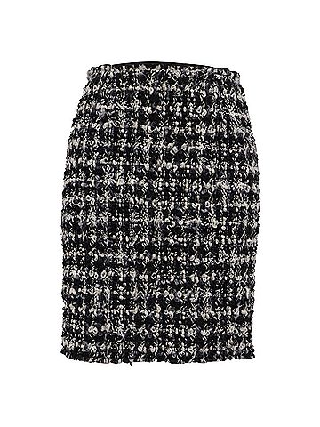 Lanvin Lanvin Bouclé Tweed Pencil Skirt in Multicolor Wool (view 1)