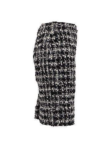 Lanvin Lanvin Bouclé Tweed Pencil Skirt in Multicolor Wool (view 2)