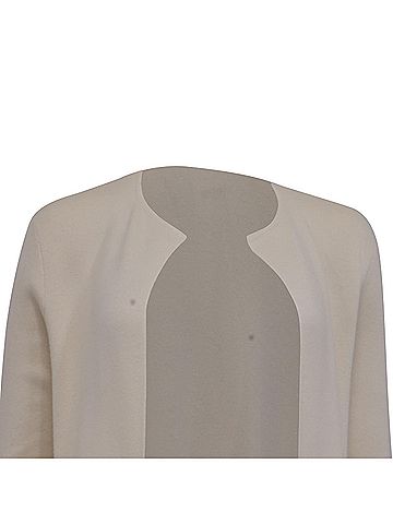 Ralph Lauren Ralph Lauren Open- Front Cardigan in Cream Cashmere (view 2)