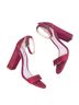 Schutz 100% Nylon Red Heels Size 7 - photo 1