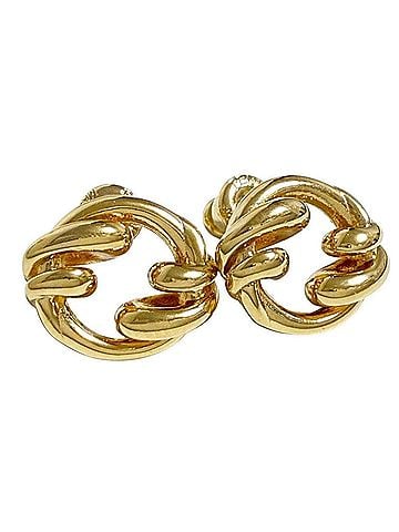 Fendi Fendi Women's Filo Stud Earrings, Gold (view 1)