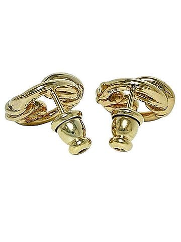 Fendi Fendi Women's Filo Stud Earrings, Gold (view 2)