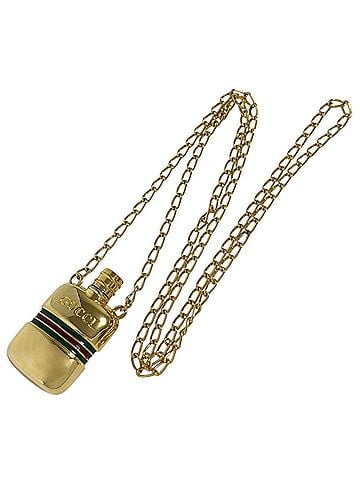 Gucci Gucci unisex pendant necklace, perfume bottle design, vintage. (view 2)