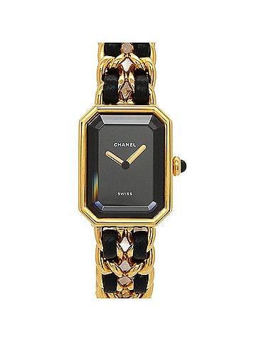 Chanel Chanel Premiere Large Size H0001 Women's Watch Black Gold Quartz (view 1)