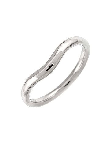Tiffany & Co. Tiffany & Co. Curved Band Ring (Pt Platinum) (view 1)