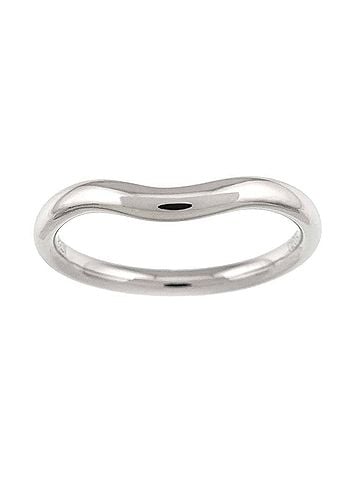 Tiffany & Co. Tiffany & Co. Curved Band Ring (Pt Platinum) (view 2)