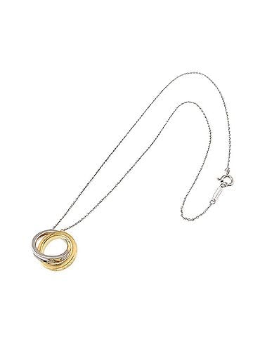 Tiffany & Co. Tiffany & Co. 1837 Interlocking Necklace, 40cm, SV (925 Sterling Silver) and 18K (750 Yellow Gold) (view 2)