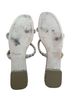 Badgley Mischka Silver Sandals Size 9 1/2 - photo 2