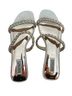 Badgley Mischka Silver Sandals Size 9 1/2 - photo 1